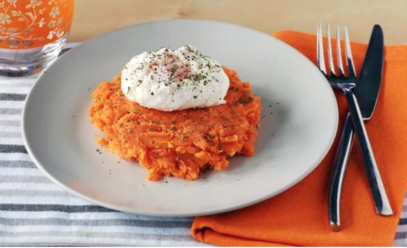 calamares rellenos de verduras con pure de boniato